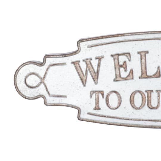 Brown Metal Farmhouse Sign Wall Décor